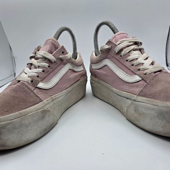 Vans Old Skool Stackform Keepsake Womens Size 5 Trainers Pink Shoes Casual - Picture 2 of 14